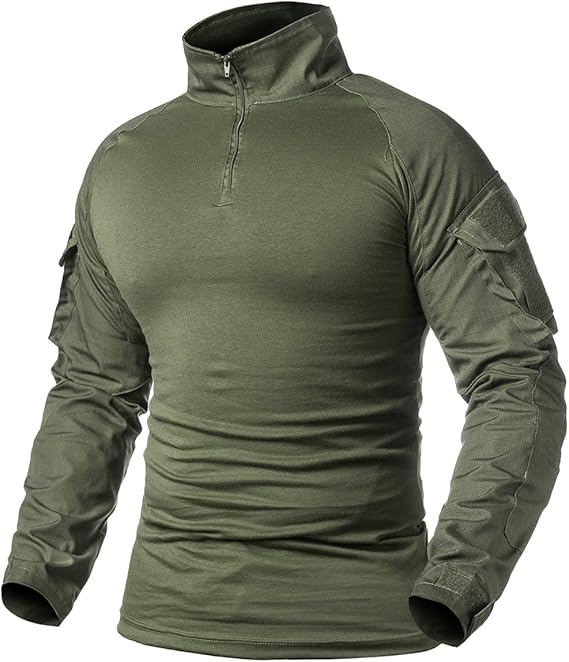 Men's Military Tactical Army Combat Long Sleeve Shirt